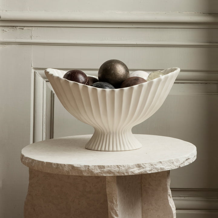 Fountain Coupelle décorative de ferm Living dans la couleur off-white