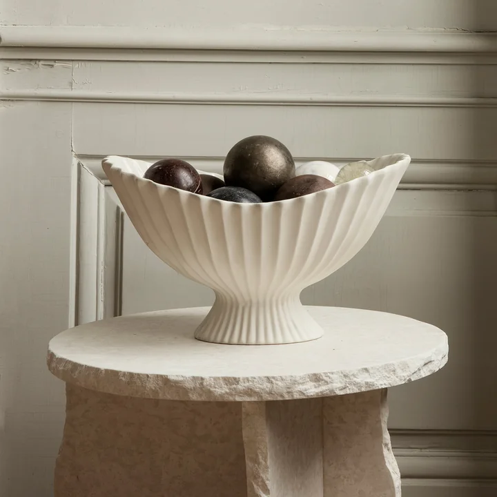 Fountain Coupelle décorative de Ferm Living dans la couleur off-white
