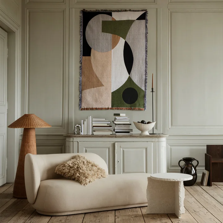 Entire Couverture de Ferm Living au design multicolore