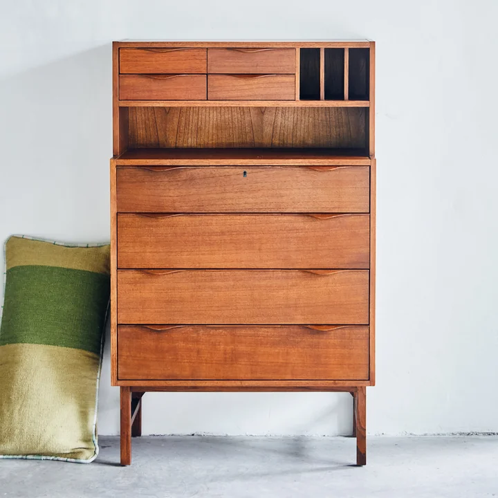 Wooden Secrétaire de HKliving dans la couleur brun taché