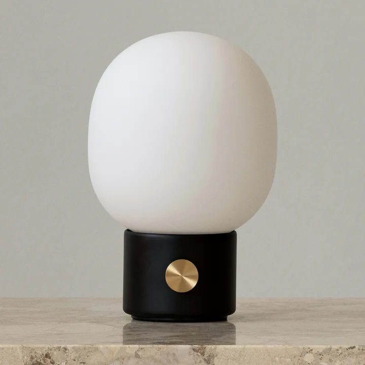 JWDA Lampe à accu, Ø 14,4 cm, noir de Audo