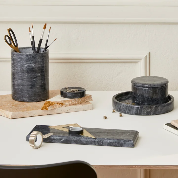 Marbre gris foncé de yunic