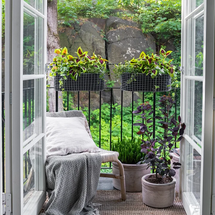 Le site Balcony Basket de Korbo