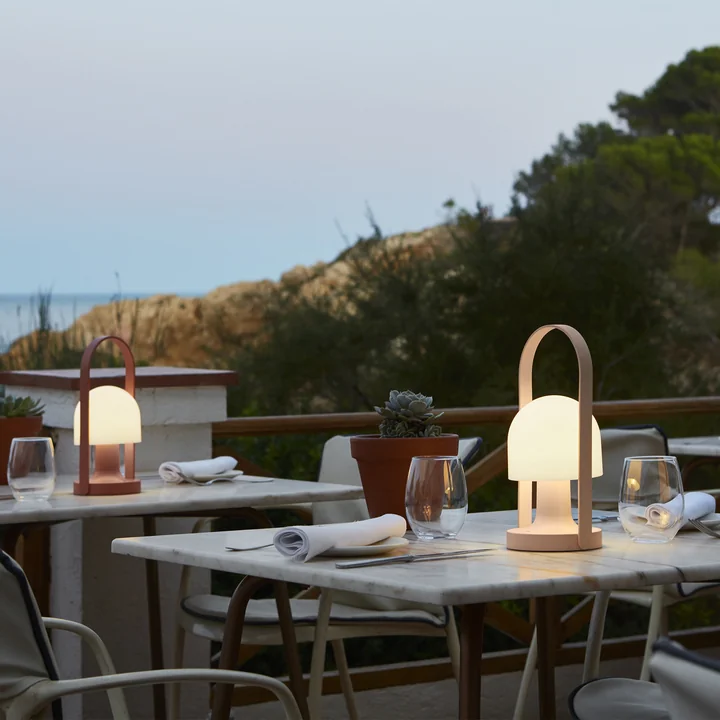 FollowMe Outdoor Akku LED lampe de table de marset