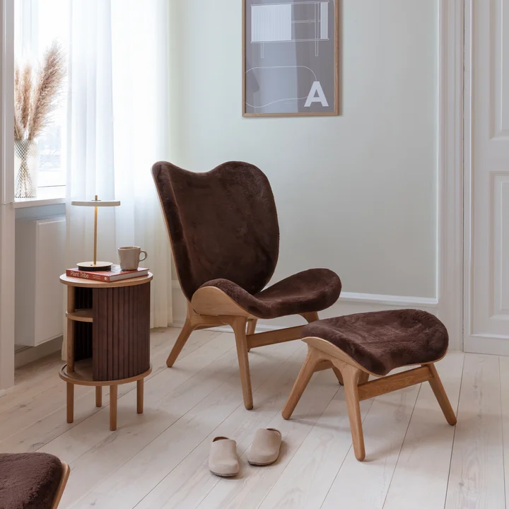 A Conversation Piece Tall - Fauteuil et Ottoman de Umage