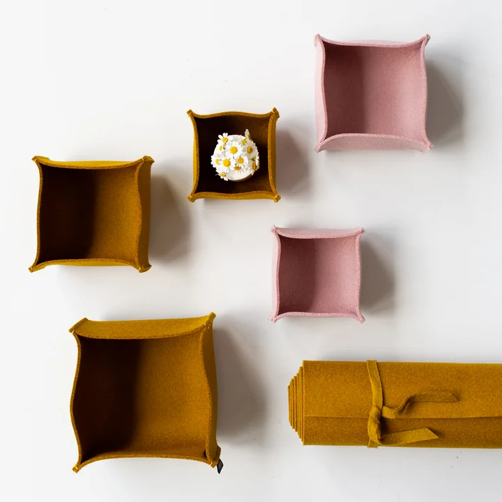 Set de boîtes en feutre de Hey Sign