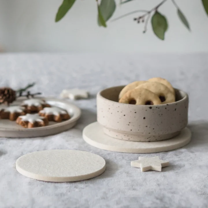 Étoiles à saupoudrer et sous-verres de Hey Sign