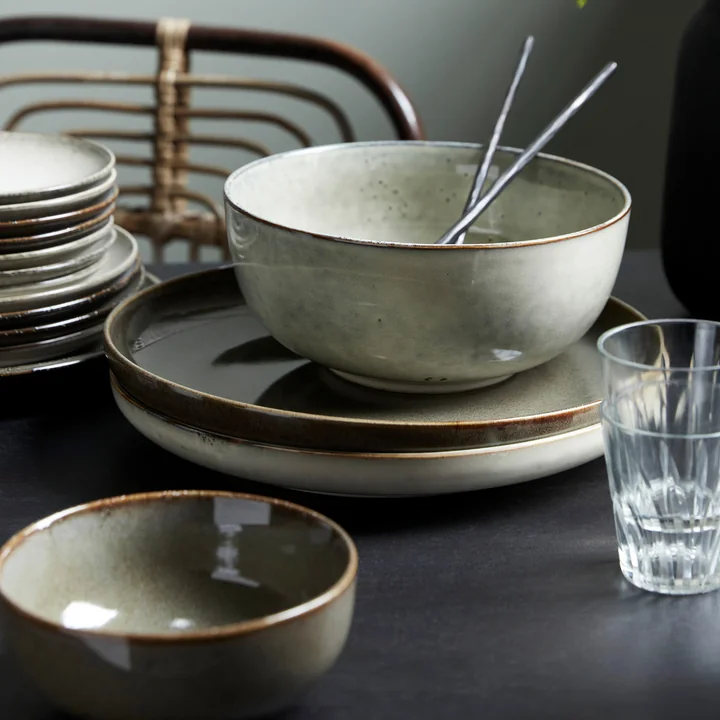 Lake Assiettes et bols en faïence de Doctor House