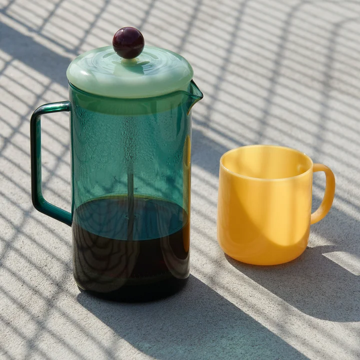 Borosilicate gobelet 0,3 de HAY dans la couleur jaune jade