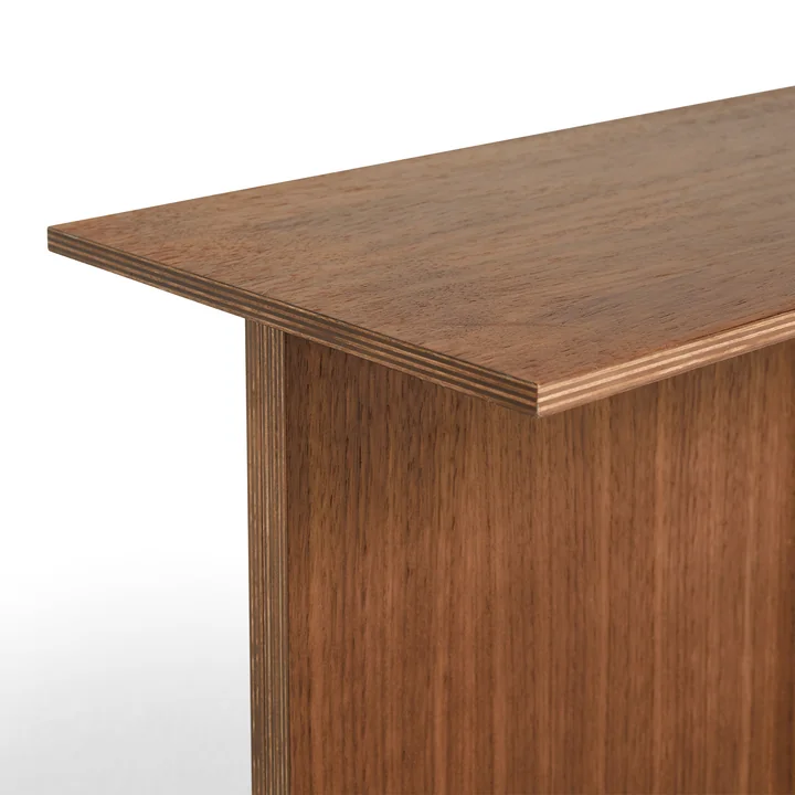HAY - Slit Table Oblong , noyer naturel