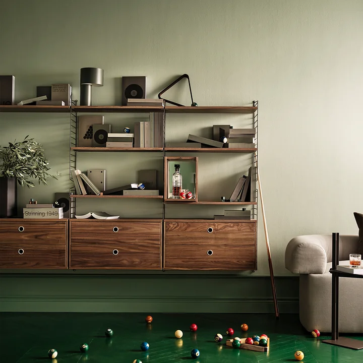 Module d'armoire avec tiroirs de String