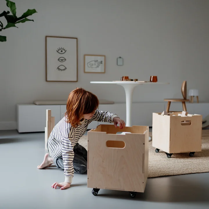 Roulettes pour Cube Boîte de rangement de Nofred