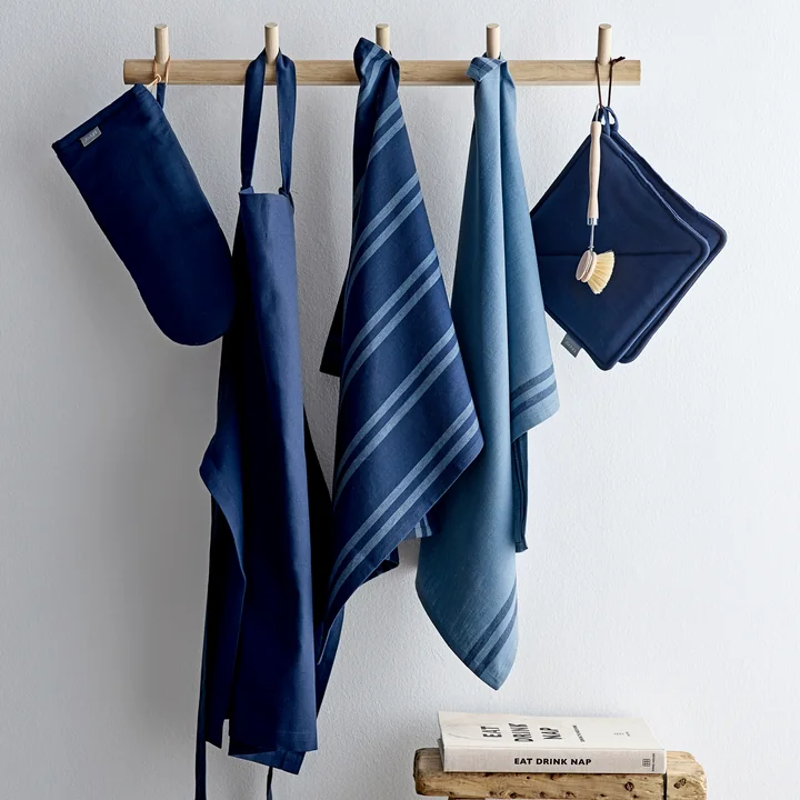 Soft Tools Torchon, 50 x 70 cm, indigo (lot de 2) de Södahl