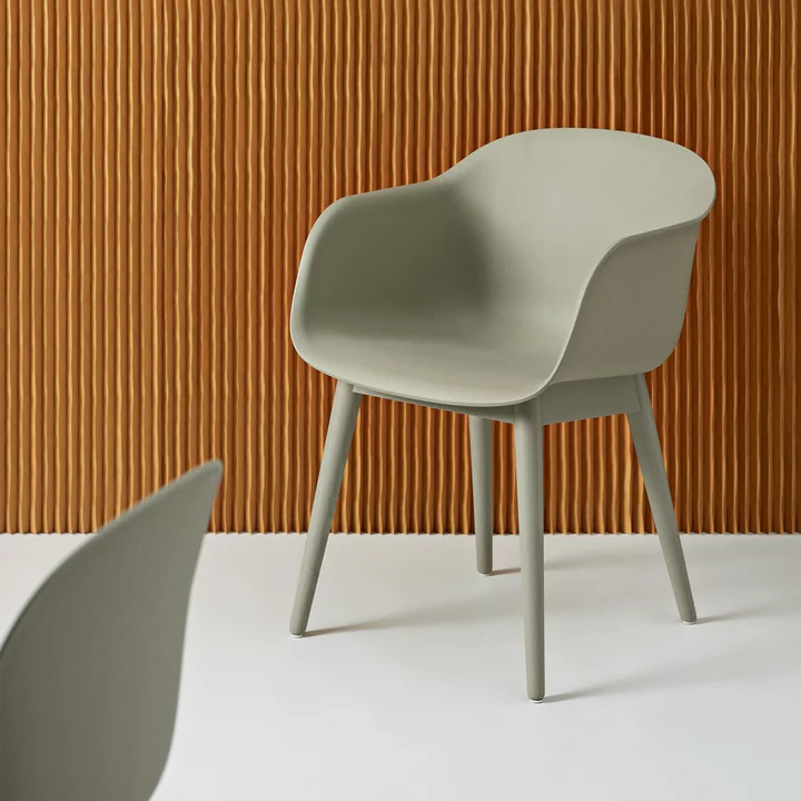 Fiber Chair Wood Base de Muuto