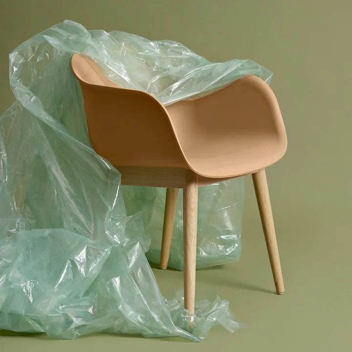 Fiber Chair Wood Base de Muuto