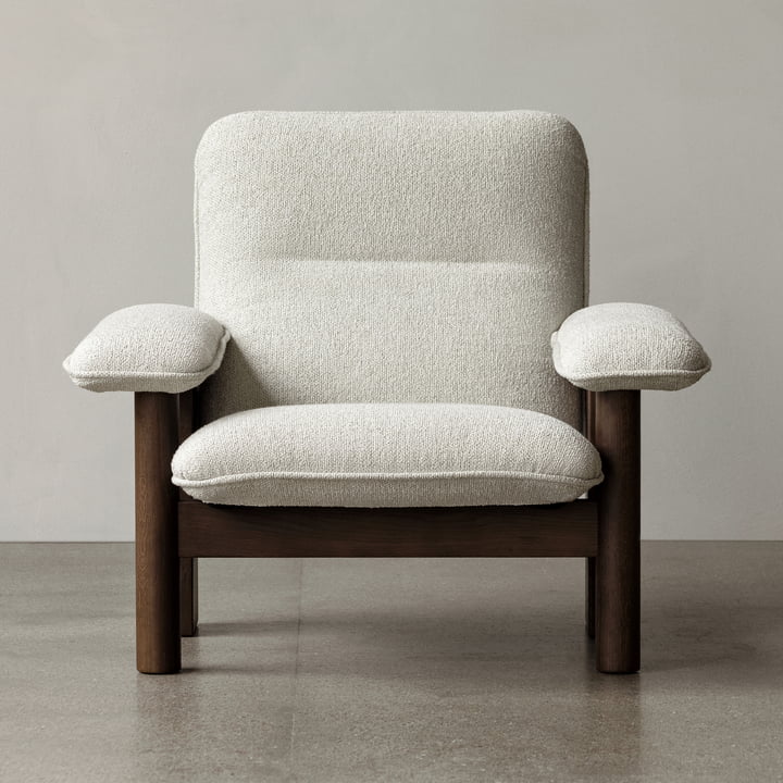 Audo - Brasilia Lounge Chair, Chêne foncé / Moss