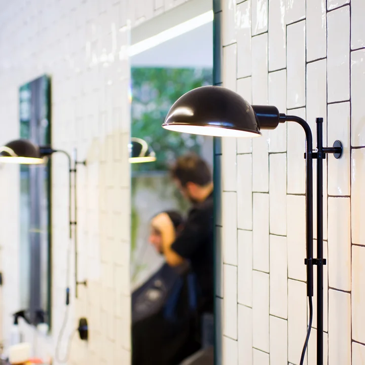 Funiculí Applique murale, noir de marset