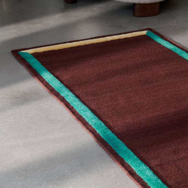 Framed AP14 tapis de passage, 90 x 240 cm, plum de & Tradition