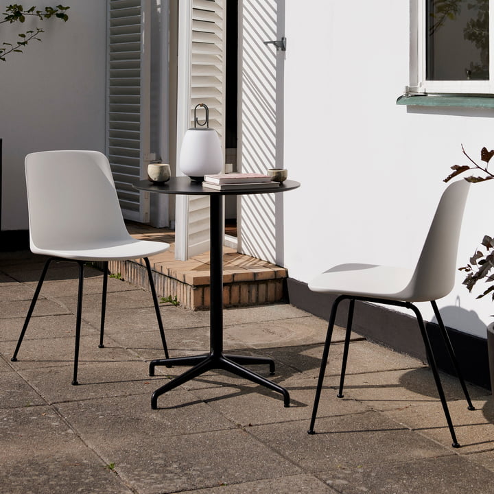 Rely HW70 Outdoor Chair, noir / blanc de & Tradition