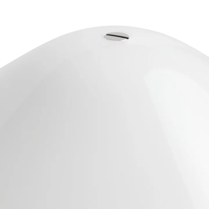 Pao lampe de table en verre de HAY dans la couleur blanche