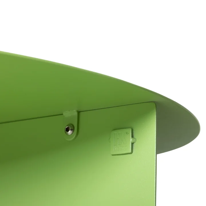 Table d'appoint ronde en métal de HKliving dans la couleur fern green