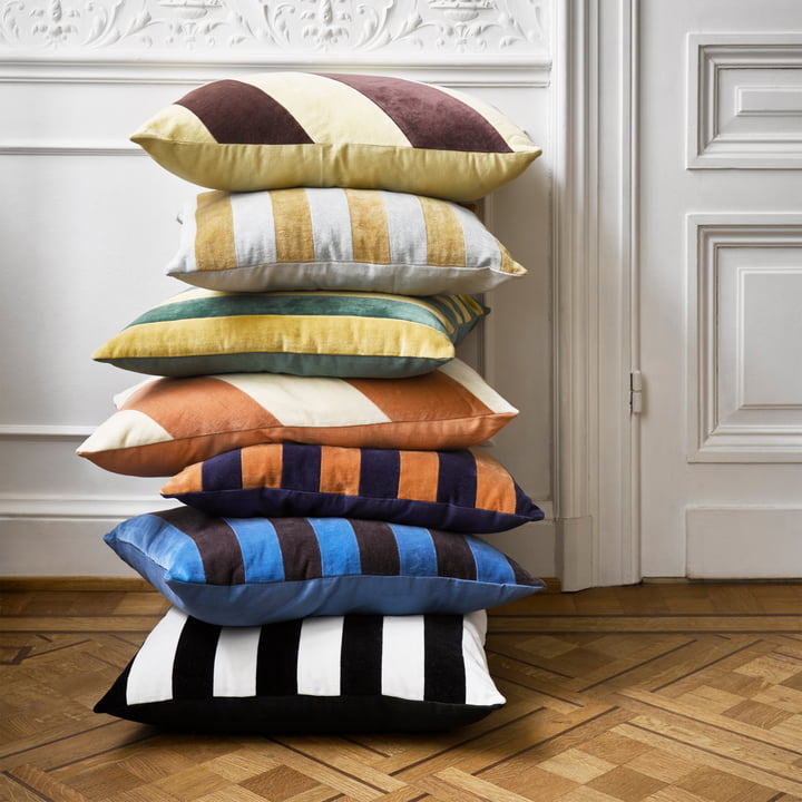 Striped Coussin en velours de HKliving