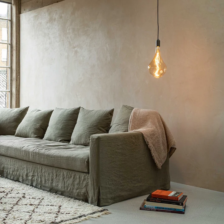 Tala - Voronoi III Ampoule LED E27 5W, Ø 20 cm, gris transparent