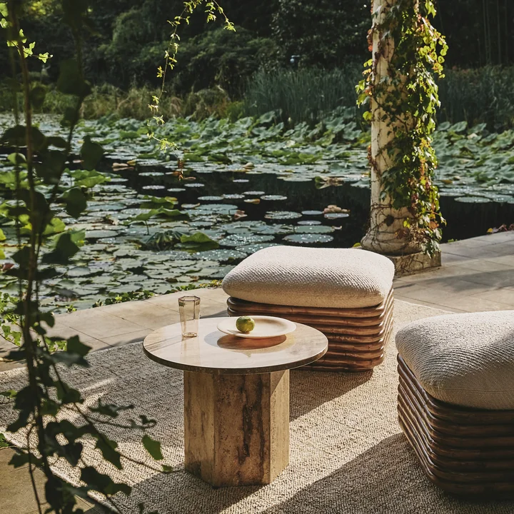 Bohemian 72 Outdoor Ottoman de Gubi