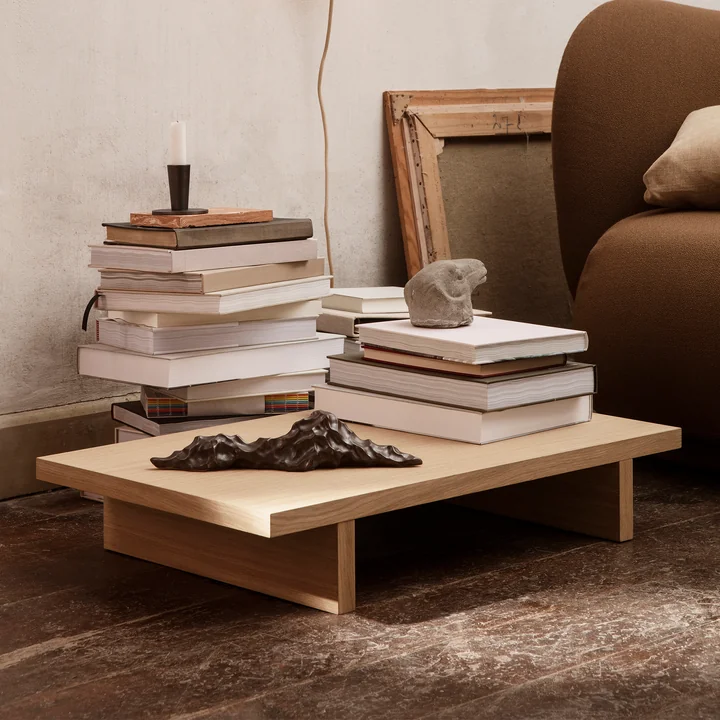Kona table d'appoint, 47,5 x 78 cm, naturel de Ferm Living