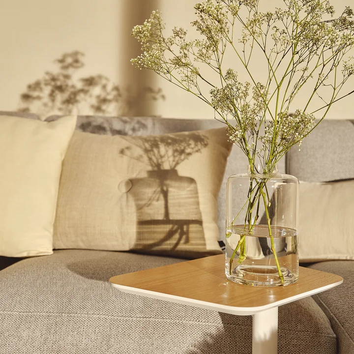 Rina - Table d'appoint de Collection dans la finition blanc