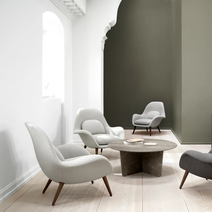 Swoon Fauteuil, chêne huilé / Hallingdal (116) de Fredericia