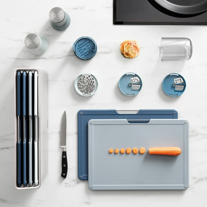 Joseph Joseph - Folio Planches à découper, large, (4 pièces), sky