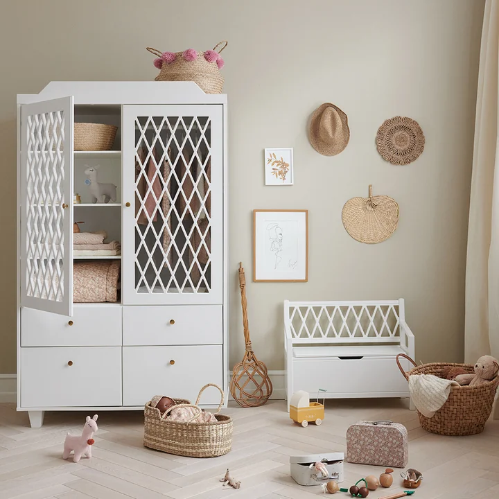 Armoire Harlequin de Cam Cam Copenhagen en couleur blanche