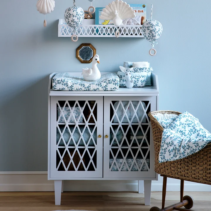 Harlequin Table à langer de Cam Cam Copenhagen dans la version gris clair