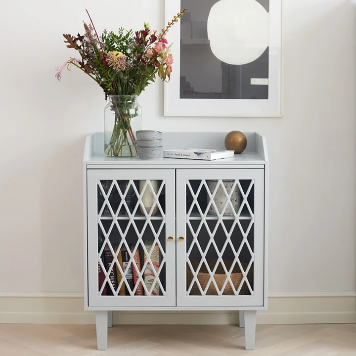 Harlequin Table à langer de Cam Cam Copenhagen dans la version gris clair