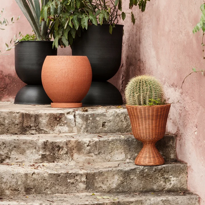 Agnes Porte-fleurs tressé, H 45 cm, naturel de Ferm Living