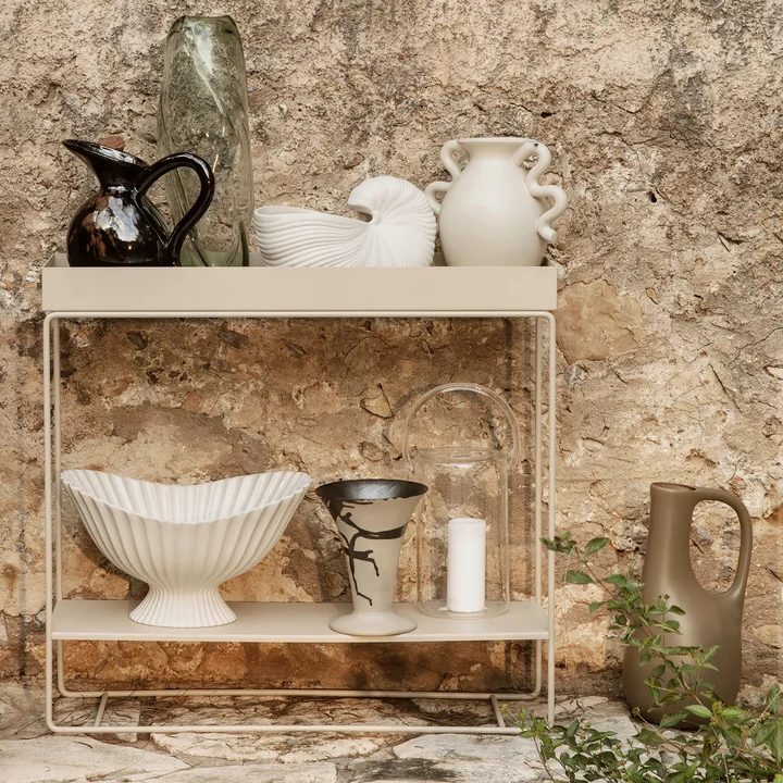 Luce Lanterne en verre de Ferm Living dans la version claire