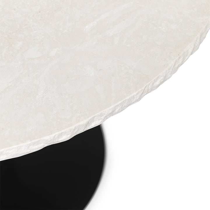 Mineral Table Marbre, Bianco Curia de ferm Living