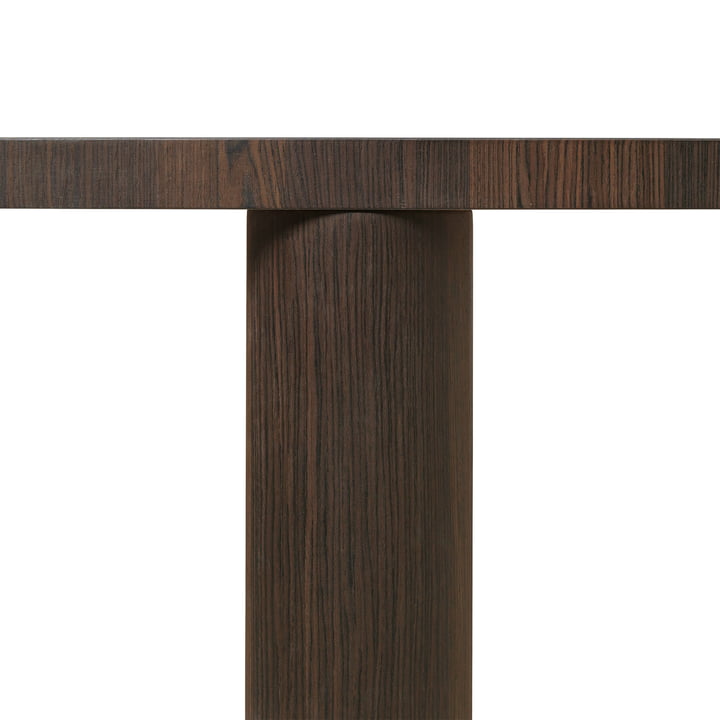 Post Table Ø 150 cm, chêne fumé de ferm Living