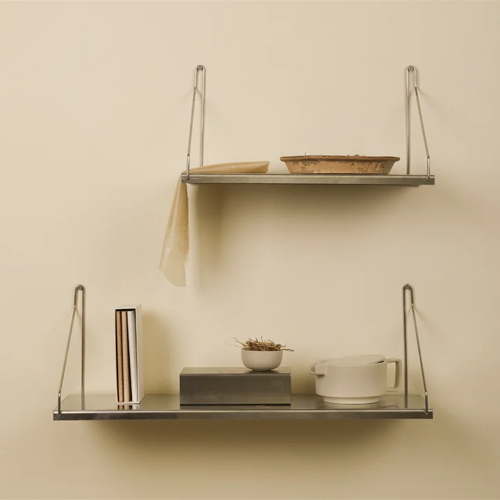 Shelf Etagère murale en acier inoxydable de Frama