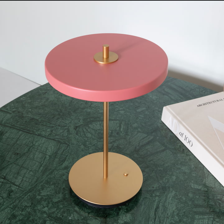 Asteria Move LED Lampe de table de Umage en rose