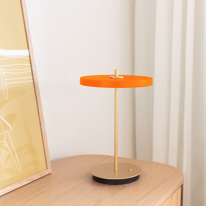 Asteria Move LED Lampe de table de Umage en orange