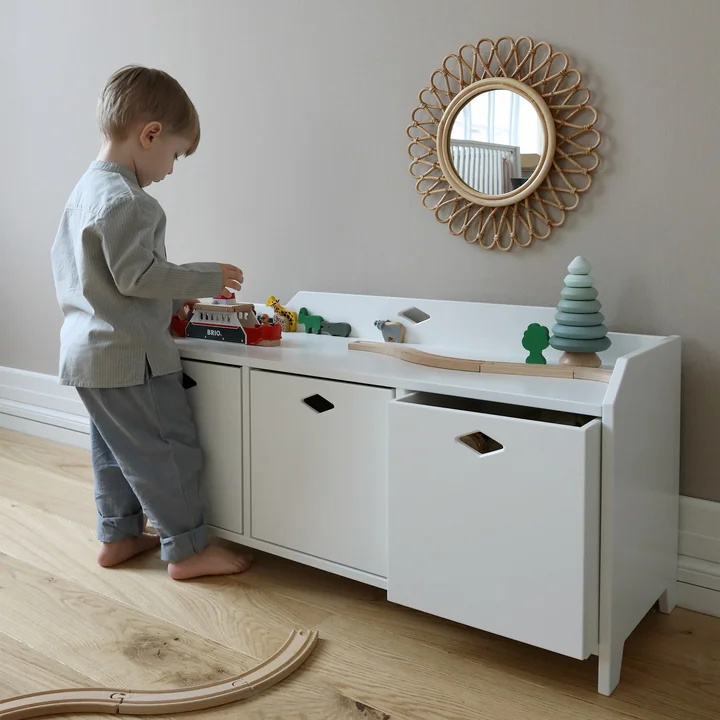 Luca Banc pour enfants avec rangement de Cam Cam Copenhagen