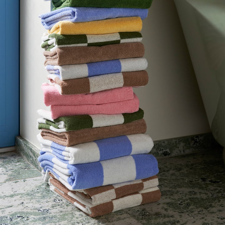 Check Drap de bain, serviette de HAY