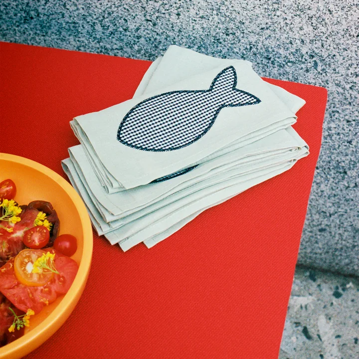 Sobremesa Serviette de table, vert (set de 4) de HAY