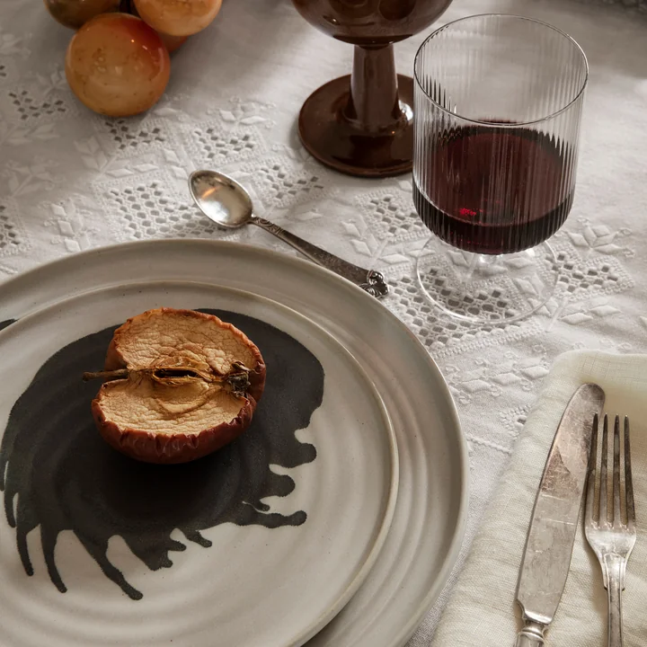 Omhu Plateau de service Floccula Verre à vin de Ferm Living