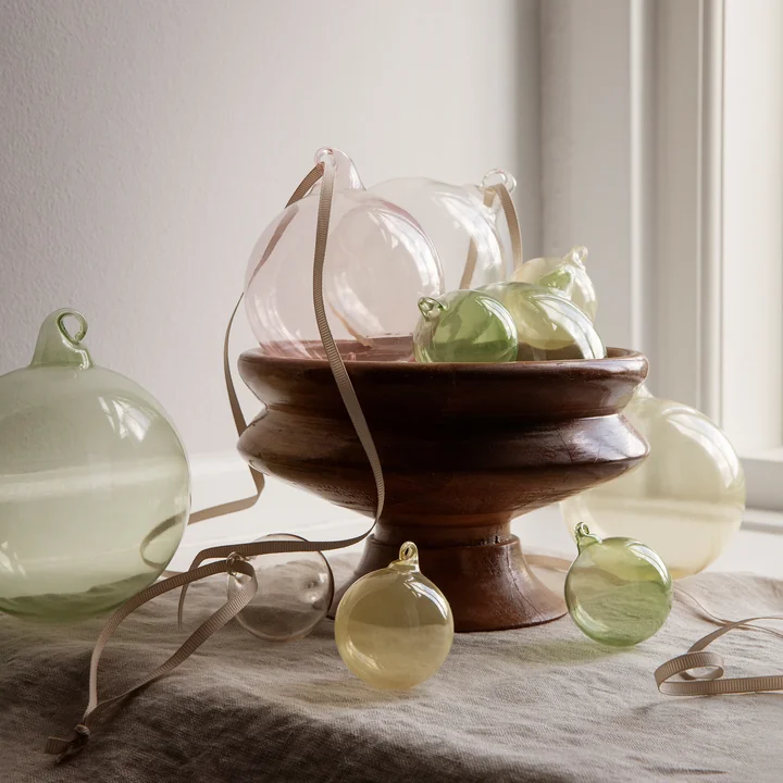 Glass Baubles Boules de Noël de Ferm Living