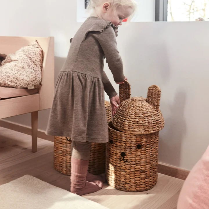 Ours & Lapin Panier de rangement de OYOY
