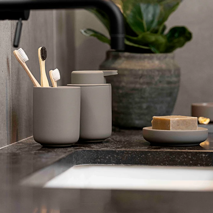 Ume Gobelet pour brosse à dents, taupe de Zone Denmark