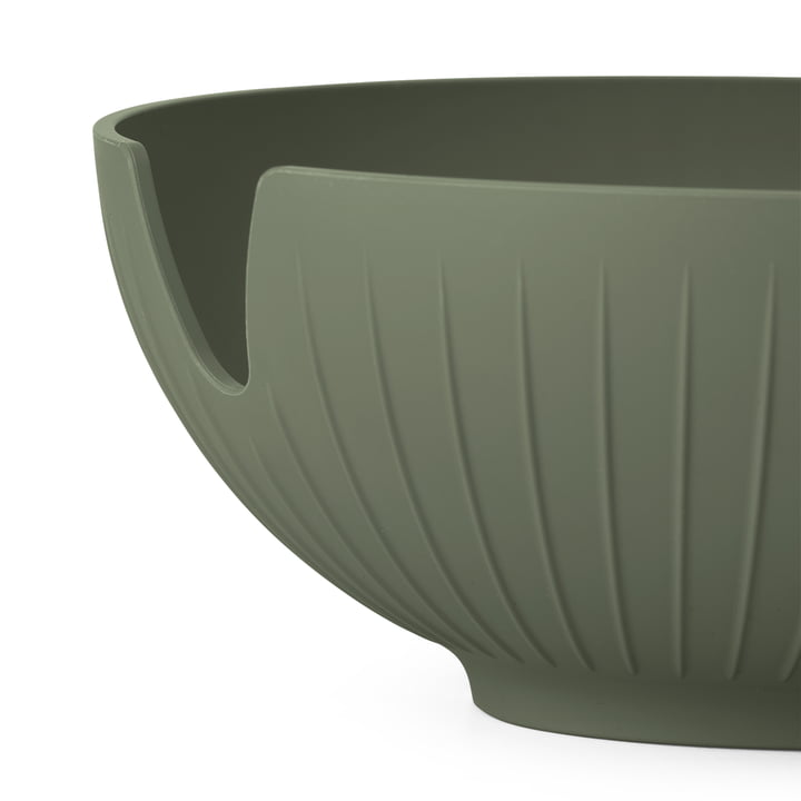 Hammershøi Corbeille à pain de Kähler Design dans la couleur vert olive